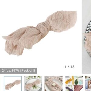 Nude Beige Cheesecloth Napkins (126 count)